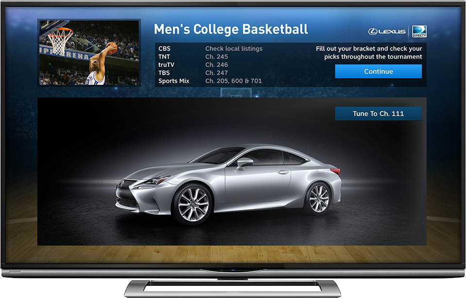 NCAA March Madness Bracket Landing Page
